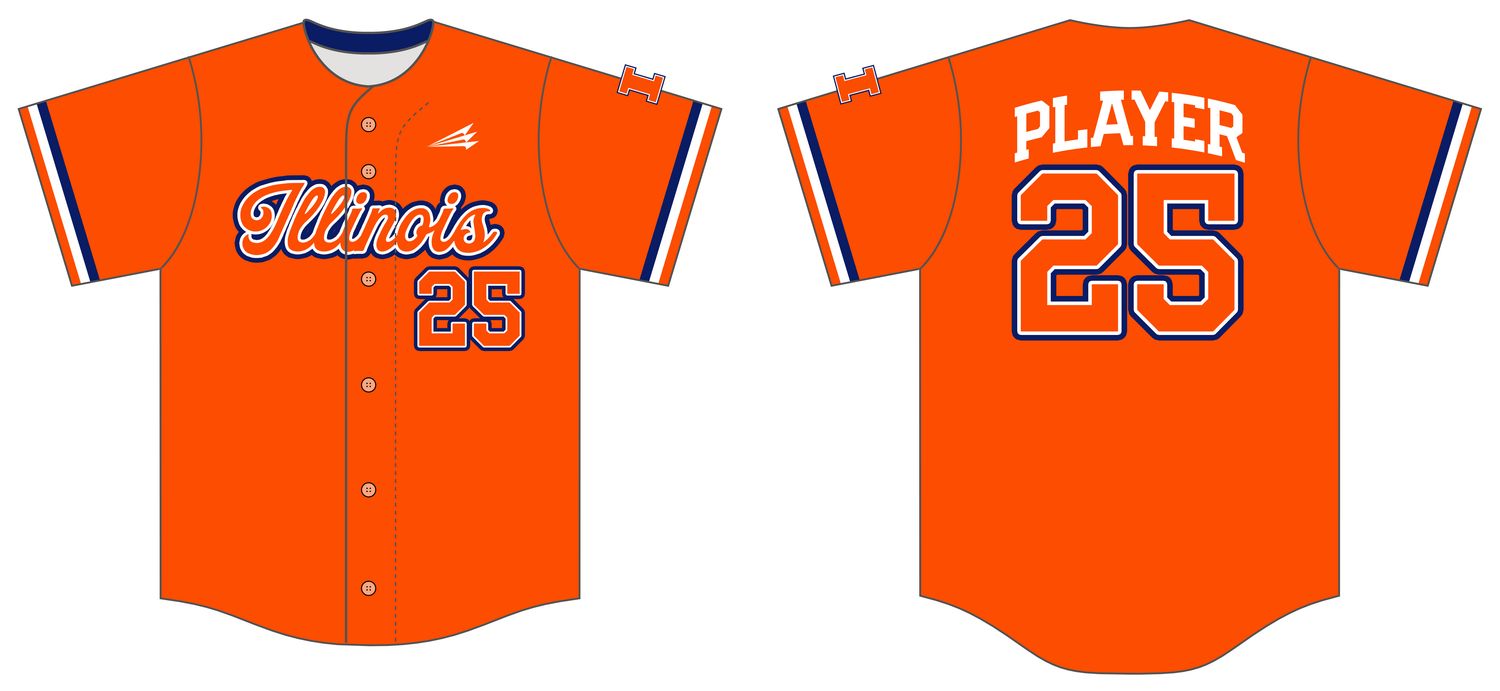 Illinois CO-ED Custom HexaFlex Baseball Jersey #J3