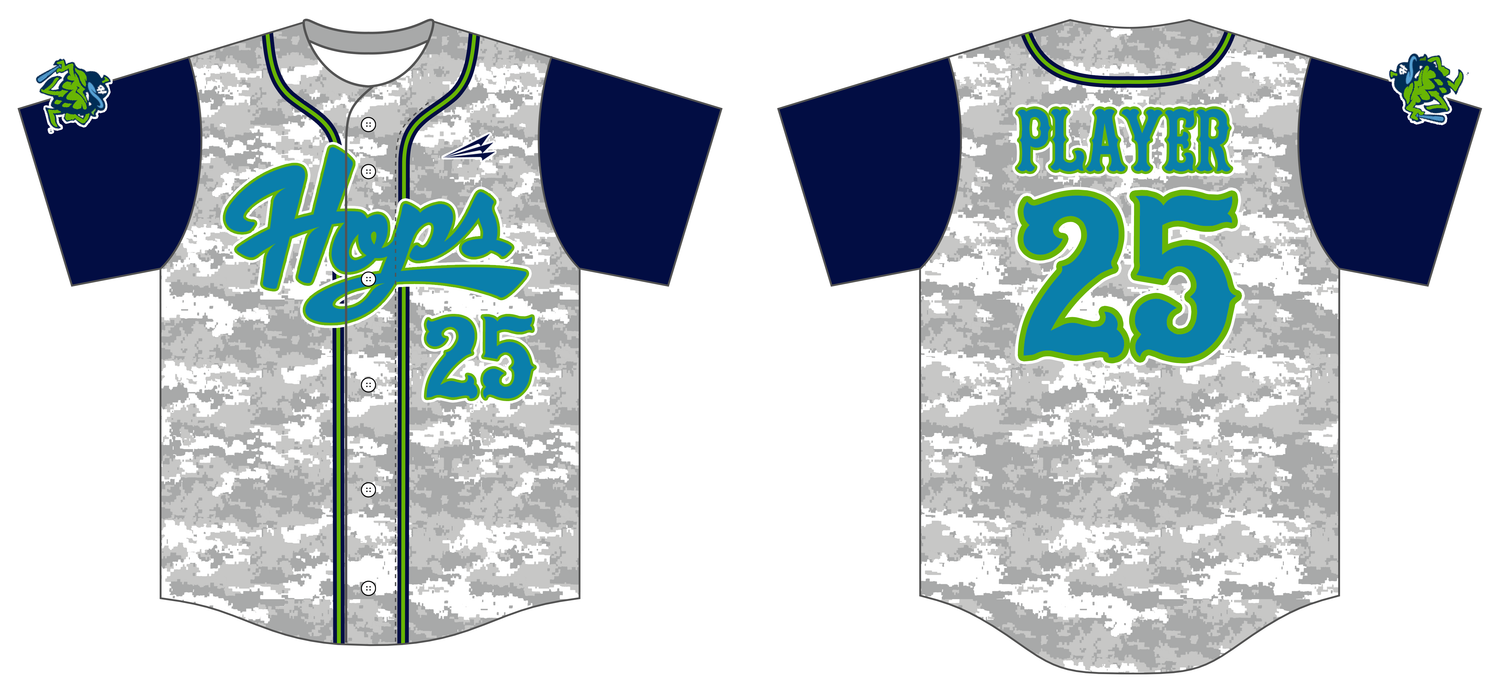 Hops Baseball Custom NanoDri Baseball Jersey #J1D