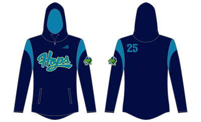Hops Baseball Custom QuadFlex Hoodie #QF1