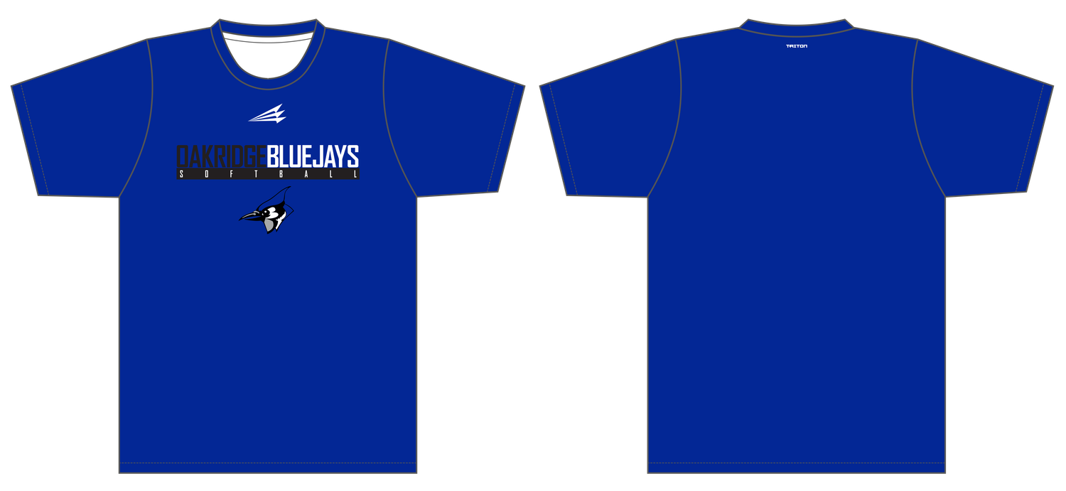 Oak Ridge Bluejays Custom HyperTee #HT1