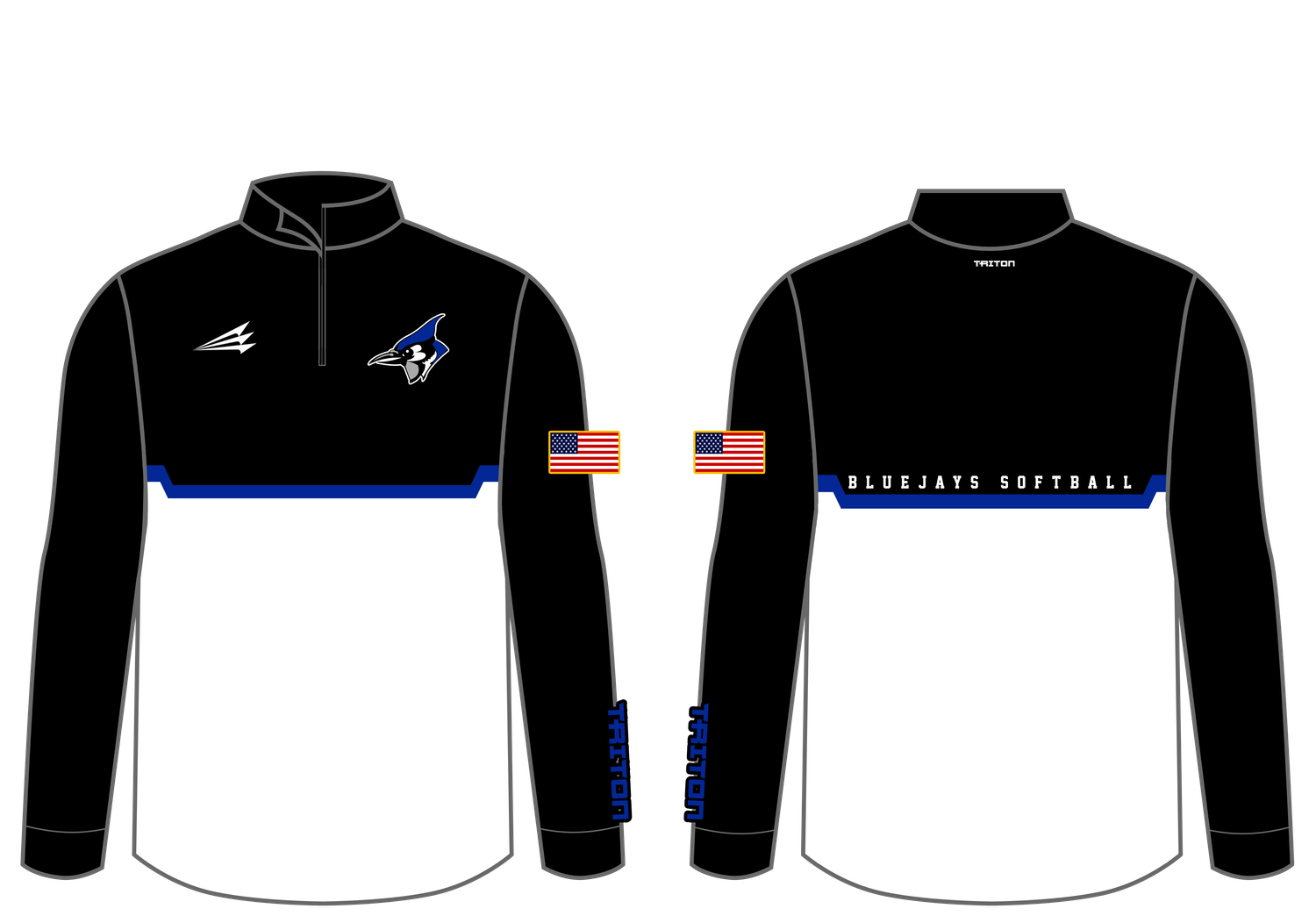 Oak Ridge Bluejays Custom NanoZip #NZ1