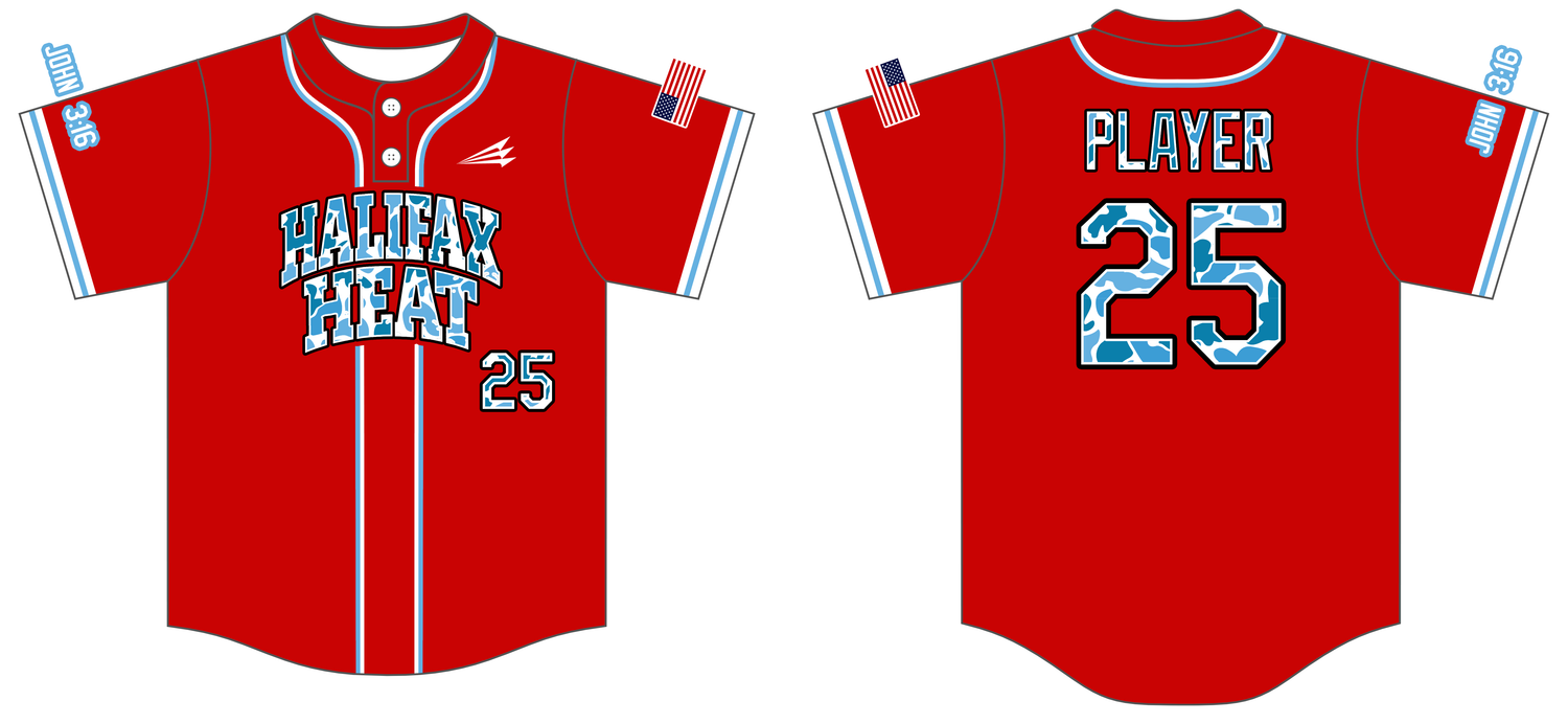 Halifax Heat Custom HexaFlex Baseball Jersey #J6C