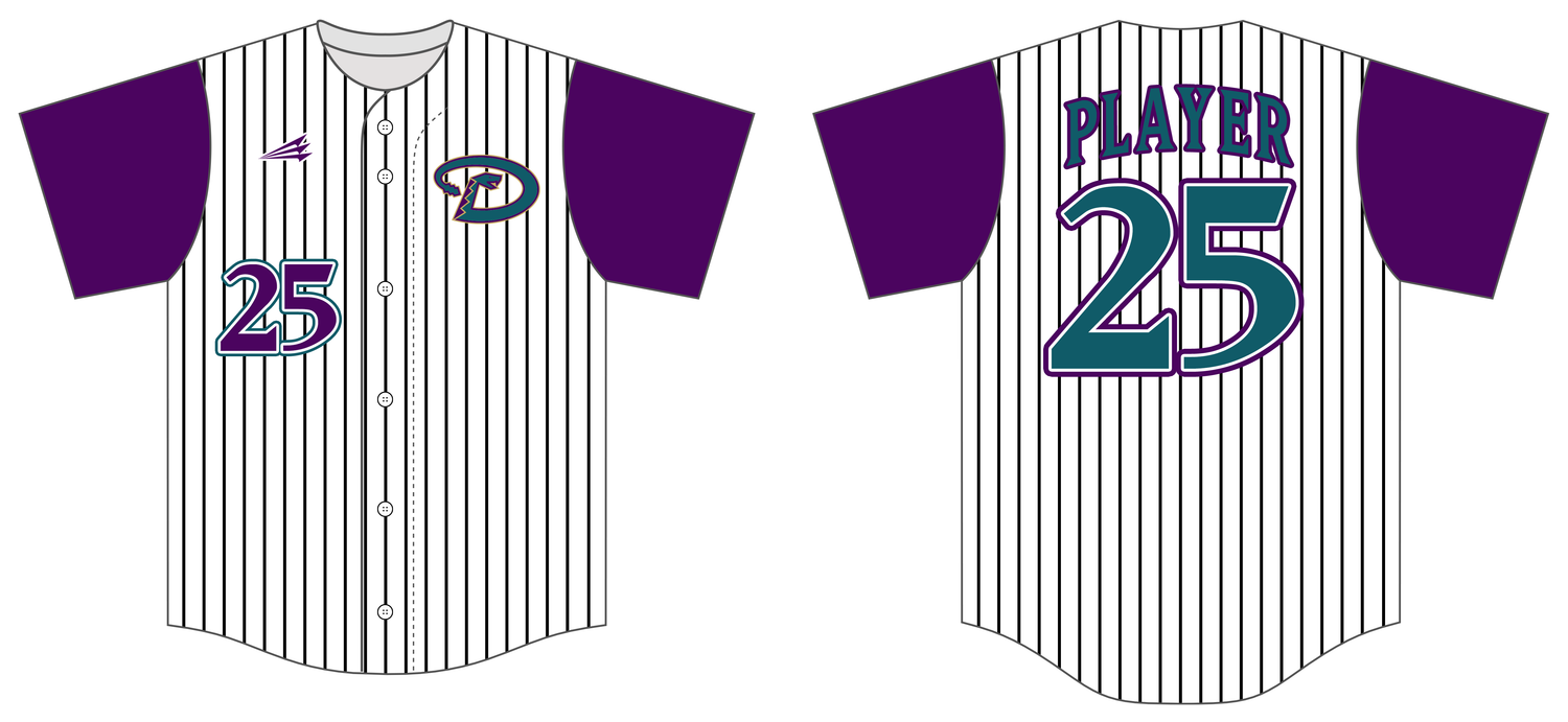 Rohnert Park Diamondbacks Custom HexaFlex Baseball Jersey #J1B