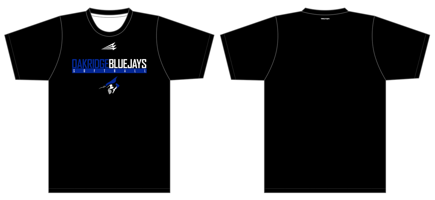 Oak Ridge Bluejays Custom HyperTee #HT1B