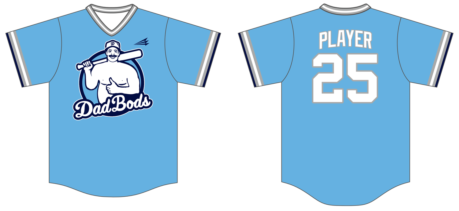Dad Bods Custom NanoDri Baseball Jersey #J3