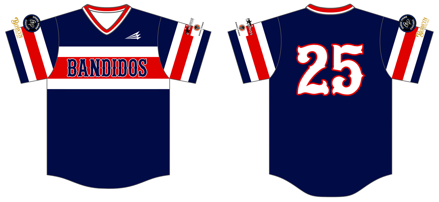 Bandidos Custom HexaFlex Baseball Jersey #J2C