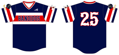 Bandidos Custom HexaFlex Baseball Jersey #J2C