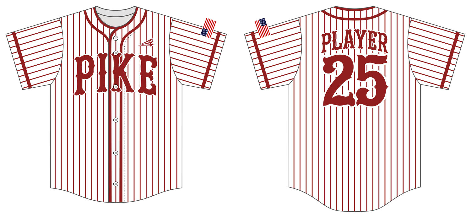 Pi Kappa Alpha - University of Kansas Custom HexaFlex Baseball Jersey #J2