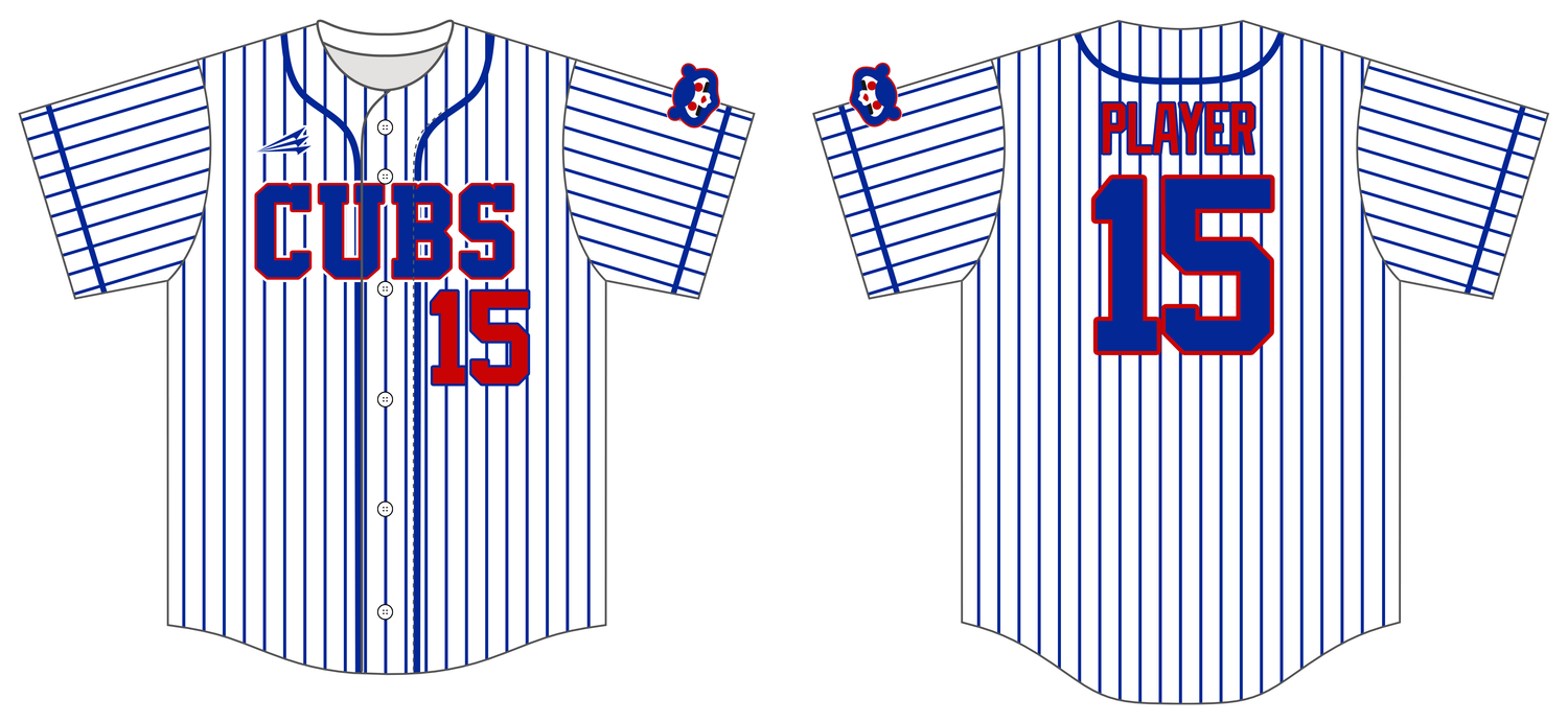 Mid-Michigan Cubs Custom HexaFlex Baseball Jersey #J6C