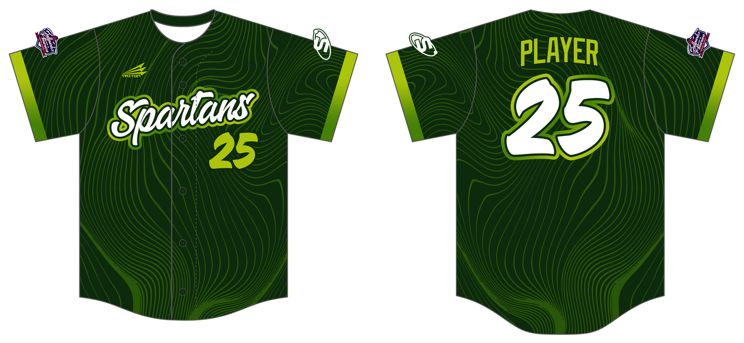 Space City Spartans Custom Hexaflex Baseball Jersey #J2B