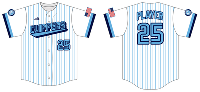 Columbia Clippers 9U Custom HexaFlex Baseball Jersey #J3B