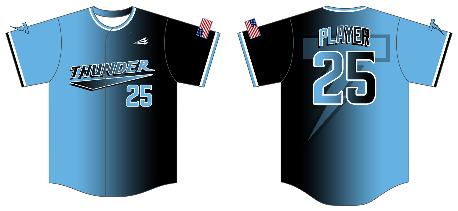 Steel Valley Thunder Custom HexaFlex Baseball Jersey #J3F