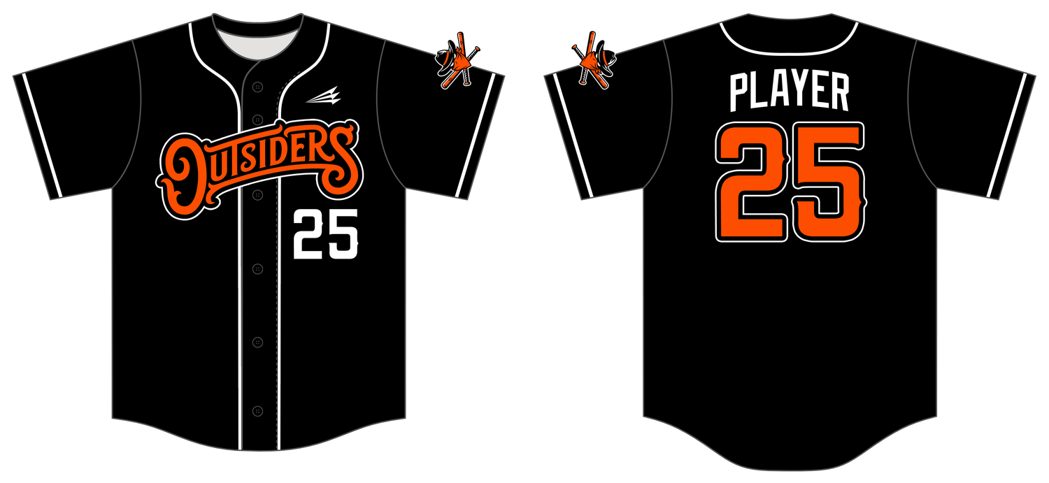 San Diego Outsiders Custom NanoDri Baseball Jersey #J8