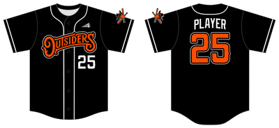 San Diego Outsiders Custom NanoDri Baseball Jersey #J8