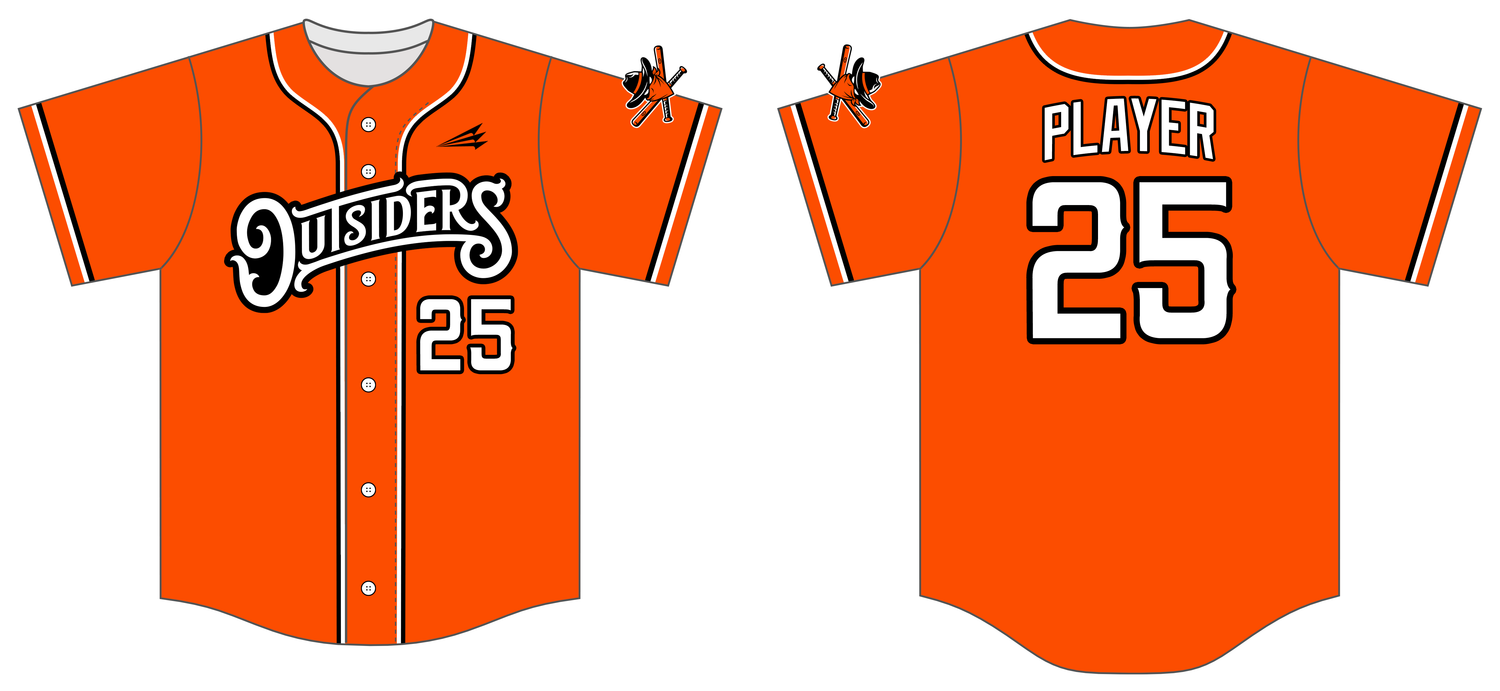 San Diego Outsiders Custom NanoDri Baseball Jersey #J7B