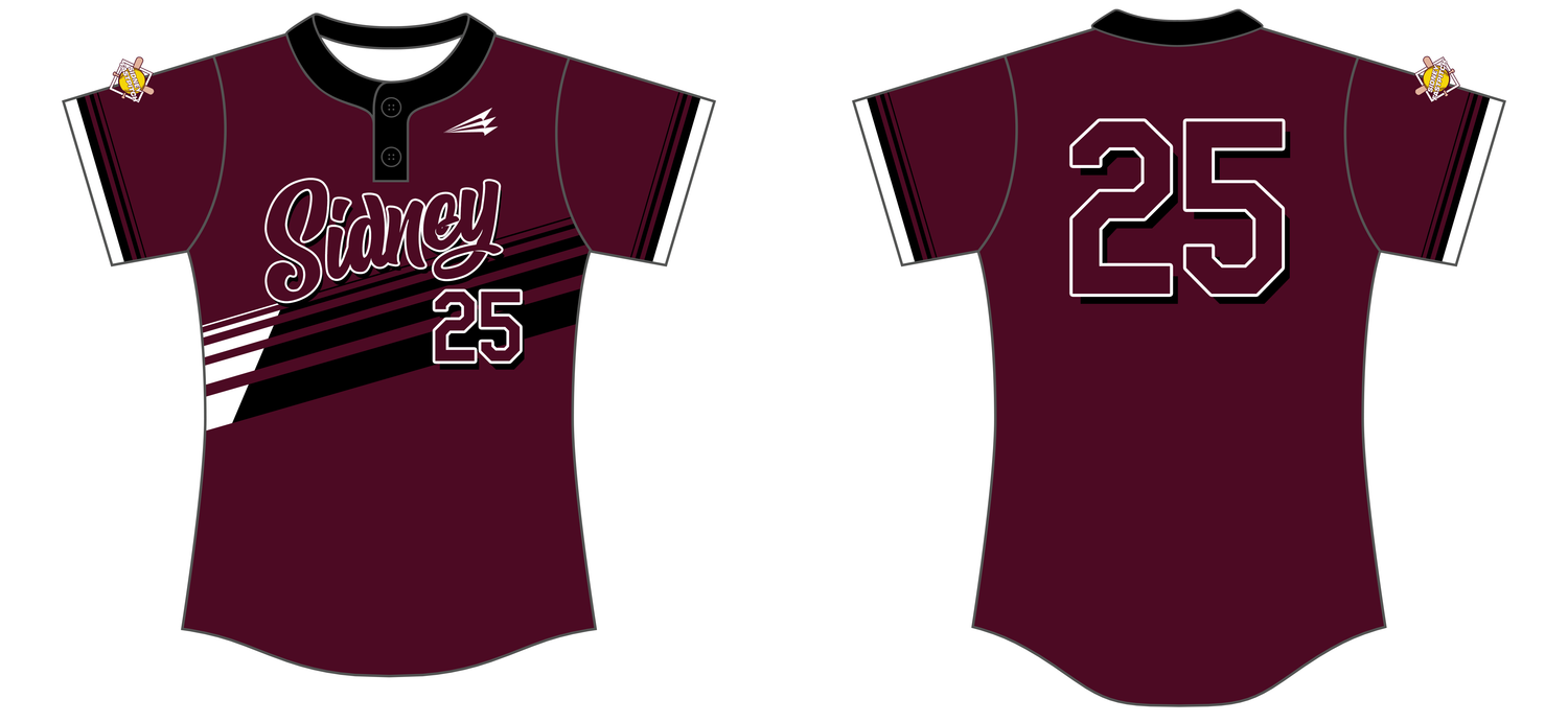 Sidney Fastpitch Custom NanoDri Softball Jersey #J3B