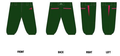 Central Vermont Rizzlers Custom Knicker Baseball Pant #BP3B