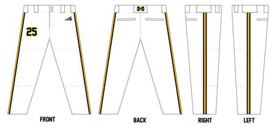 Moorestown 9U Tournament Custom Athletic Cut Baseball Pant #BP2