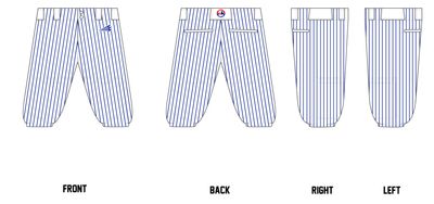 The Expos Baseball Custom Knicker Baseball Pant #BP1B