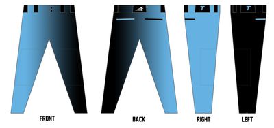 Steel Valley Thunder Custom ProFit Baseball Pant #BP3