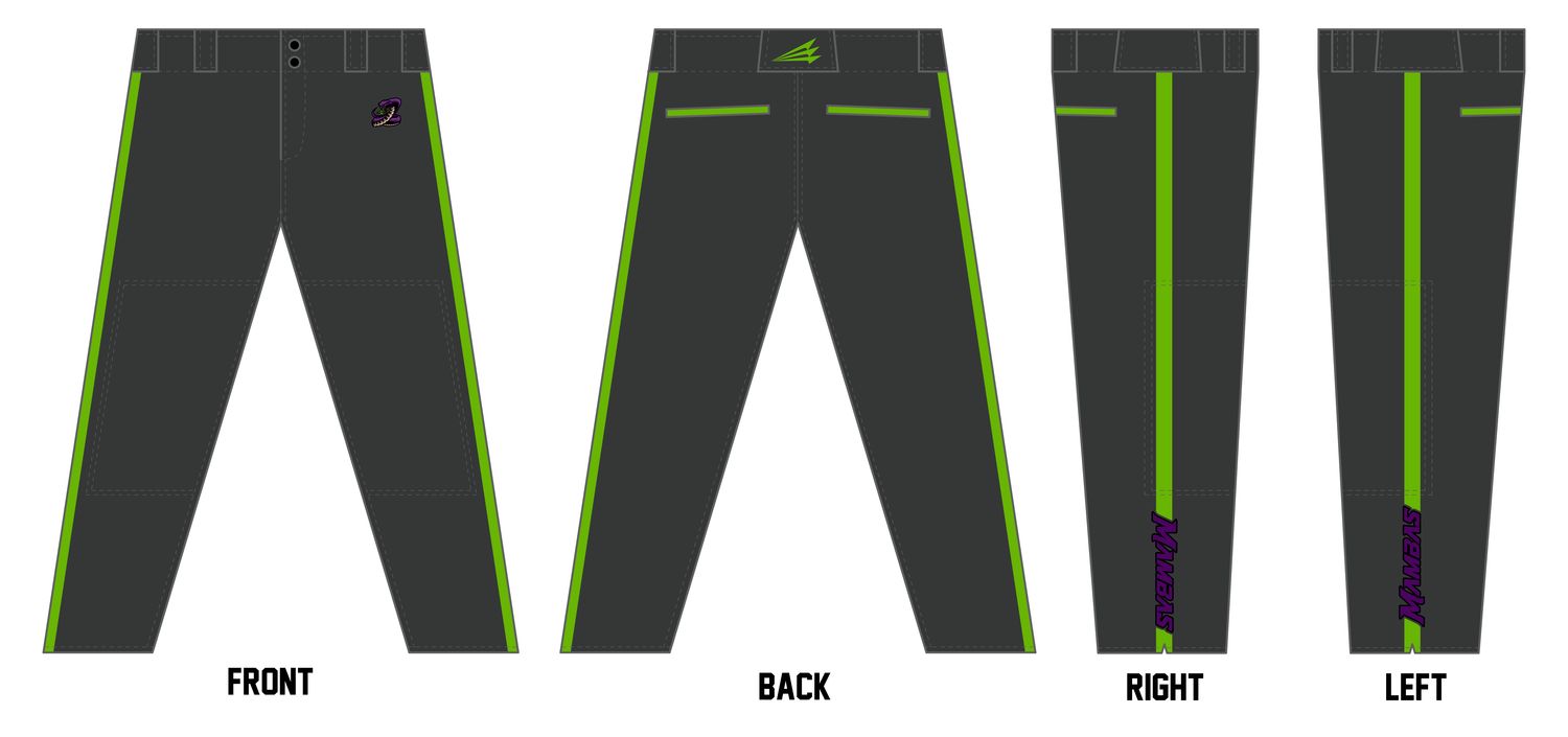 Midwest Mambas Custom Athletic Cut Baseball Pants #BP11B