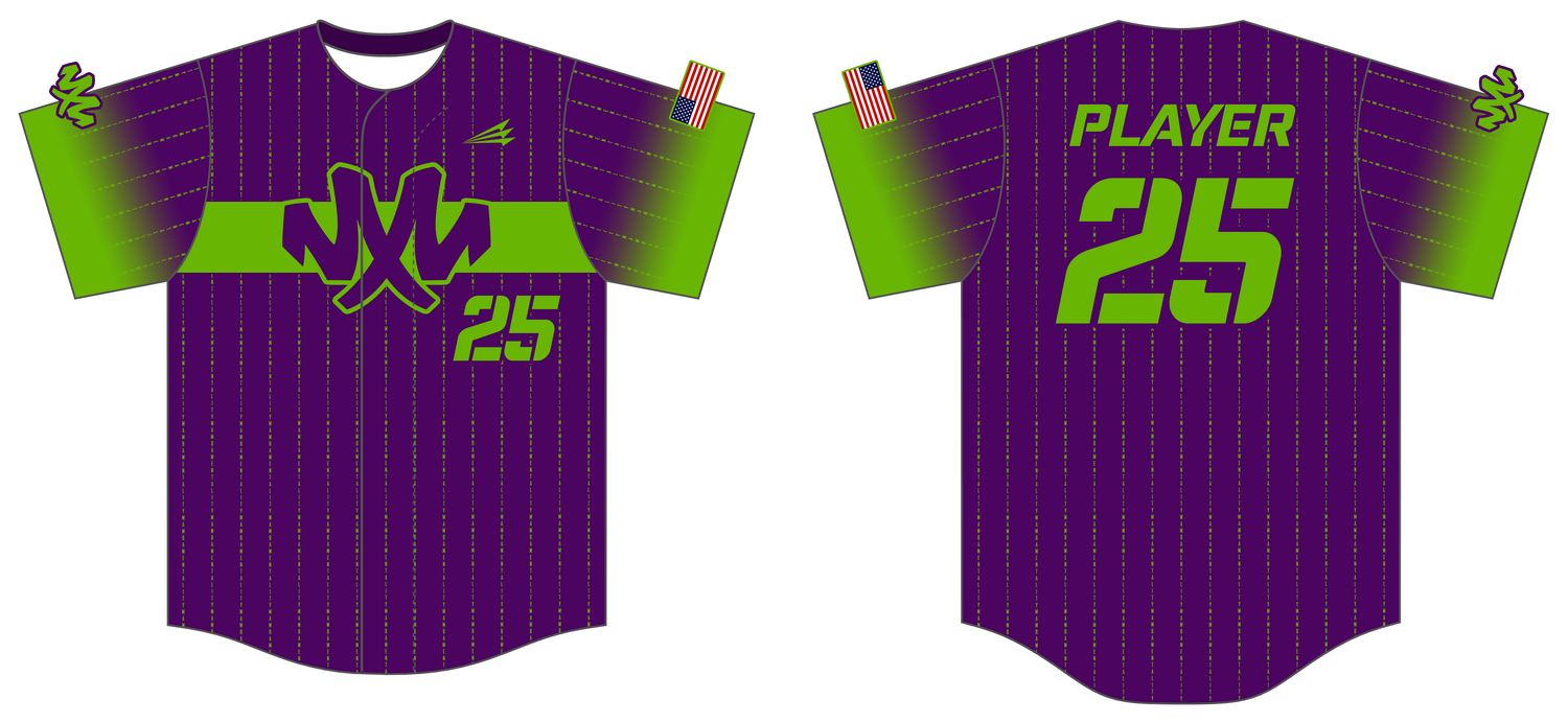Midwest Mambas Custom Hexaflex Baseball Jersey #J10B