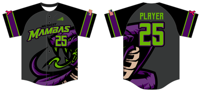Midwest Mambas Custom Hexaflex Baseball Jersey #J11C