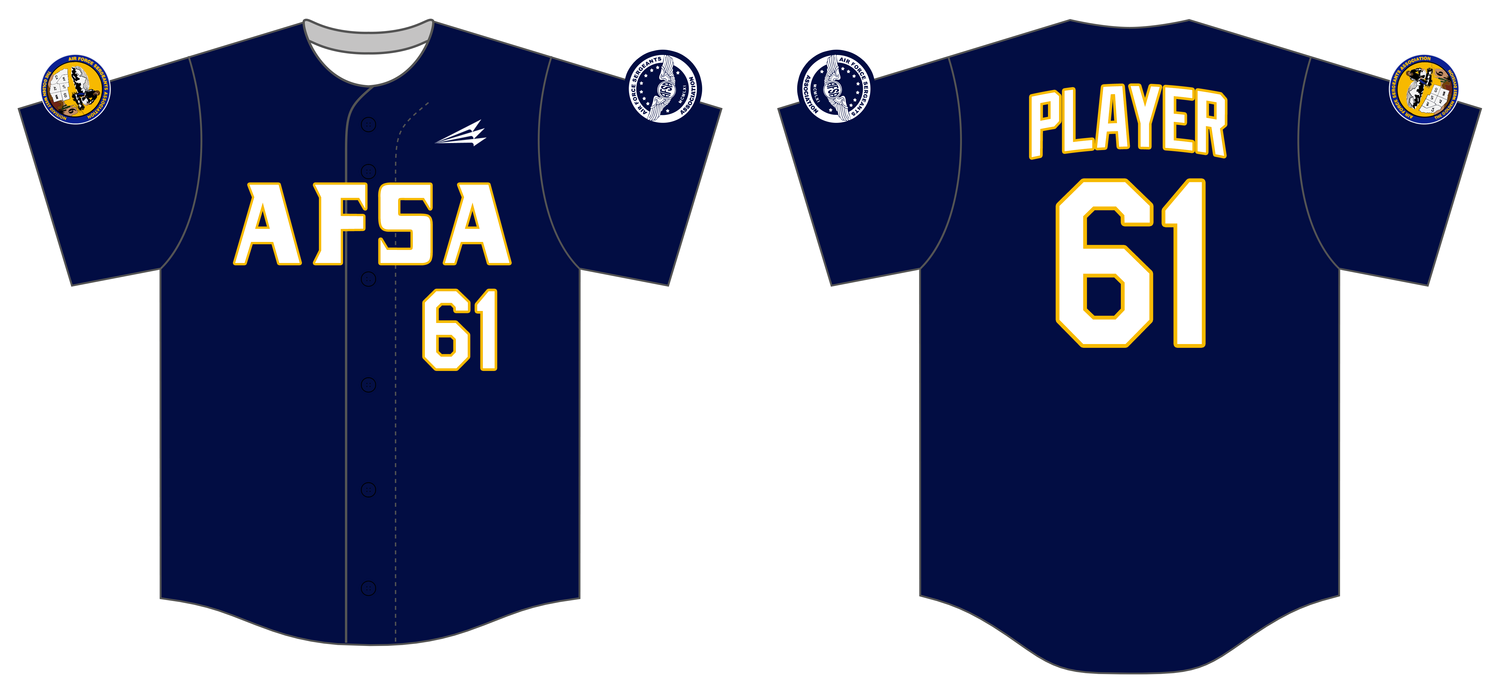 Air Force Sergeants Association Custom NanoDri Baseball Jersey #J1L
