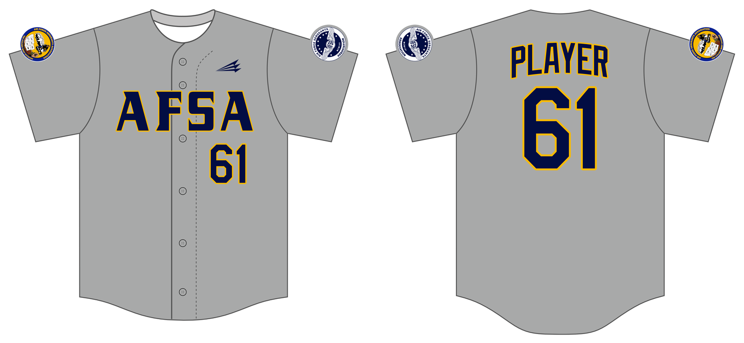 Air Force Sergeants Association Custom NanoDri Baseball Jersey #J1M