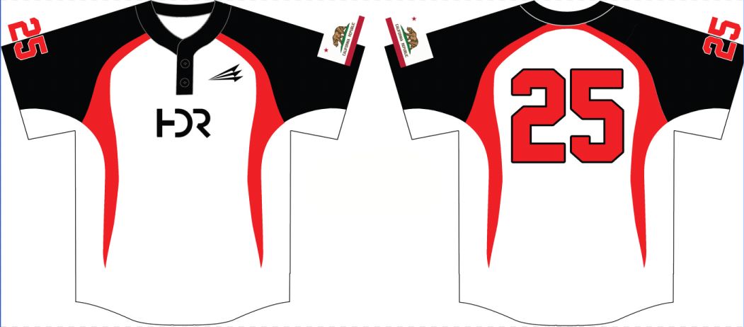 HDR Custom HexaFlex Baseball Jersey #6B
