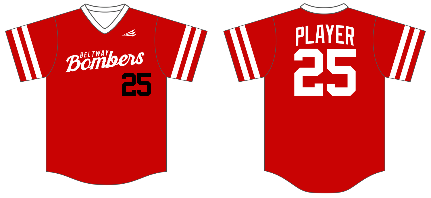 Beltway Bombers Custom HexaFlex Baseball Jersey #J4