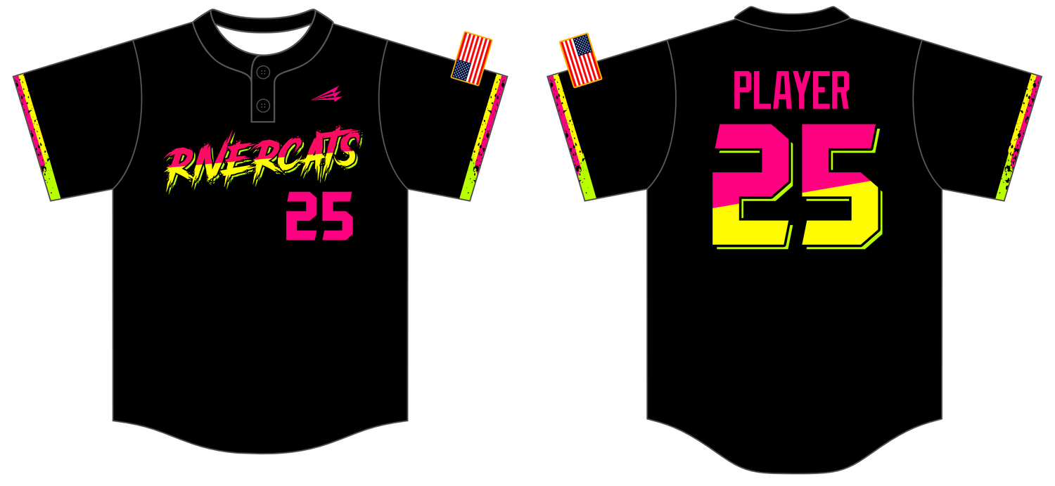 Vintage Rivercats Custom HexaFlex Baseball Jersey #J3E