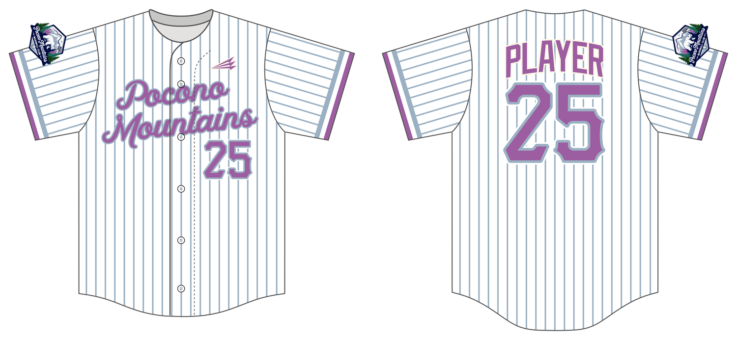 Pocono Mountains Baseball Club Custom HexaFlex Baseball Jersey #J2C