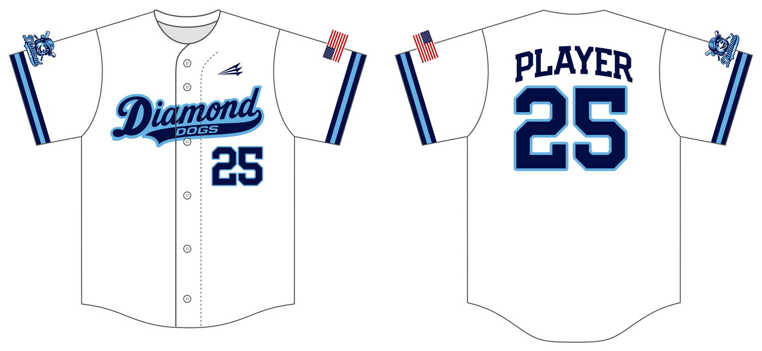 Diamond Dogs Baseball Custom NanoDri Baseball Jersey #J4B