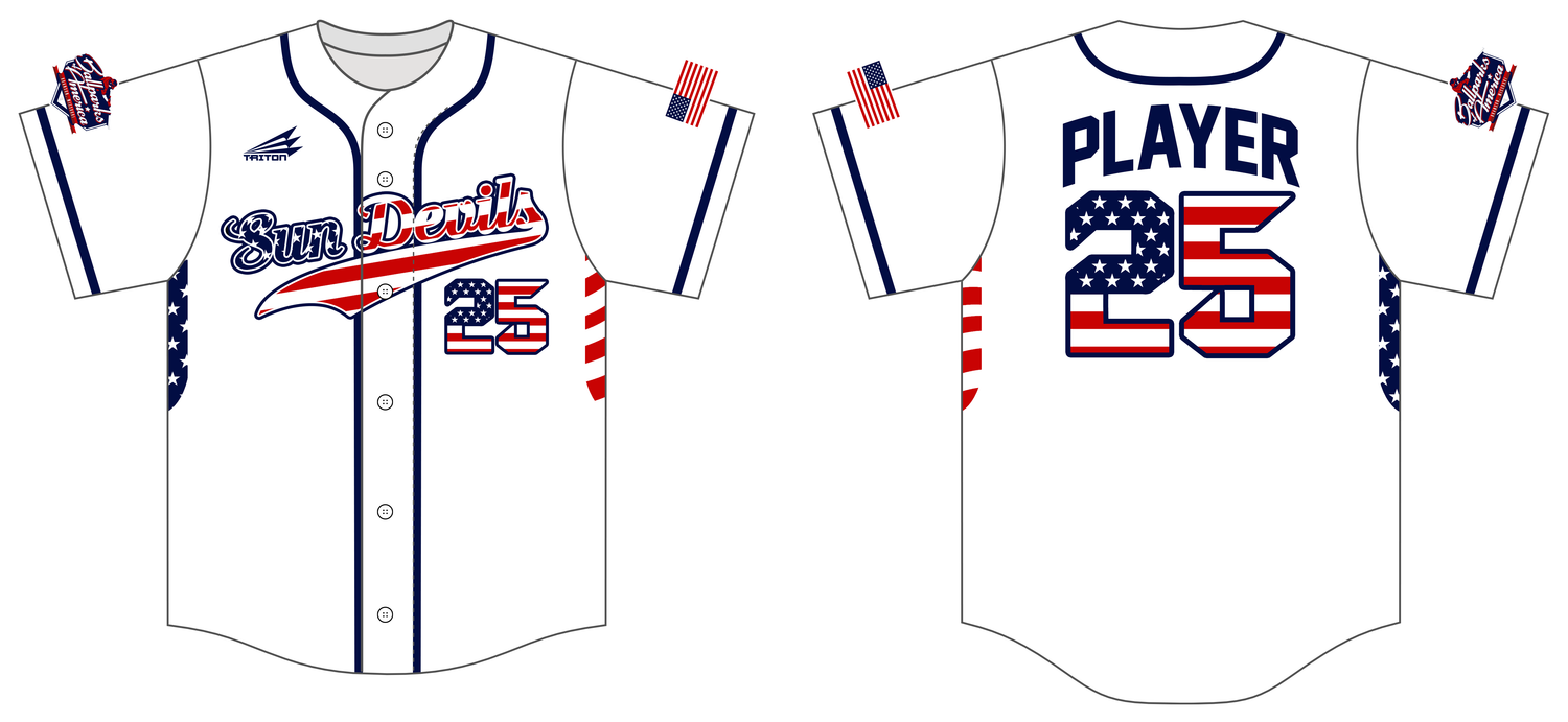 NOLA Sun Devils Custom BOA HexaFlex Baseball Jersey #J2