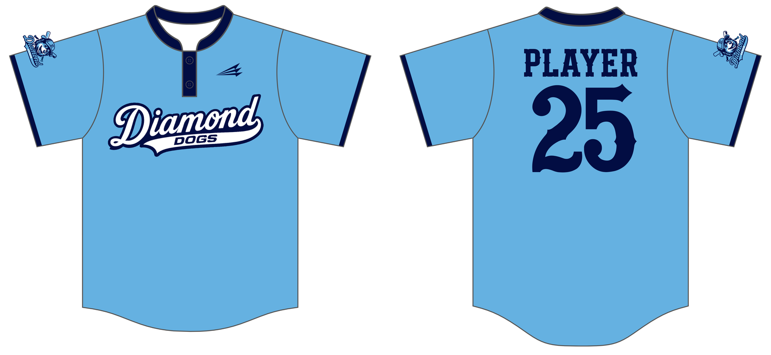 Diamond Dogs Baseball Custom NanoDri Baseball Jersey #J5