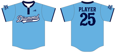 Diamond Dogs Baseball Custom NanoDri Baseball Jersey #J5