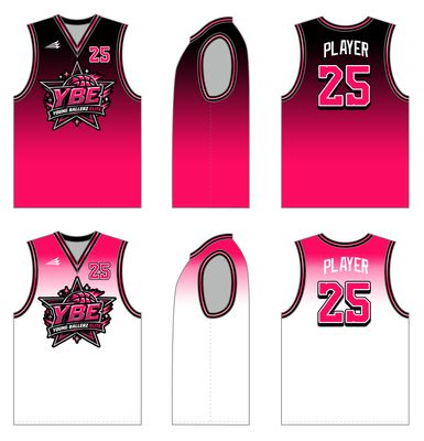 Young Ballerz Elite Custom Reversible NanoDri Basketball Jersey #J2, J2B