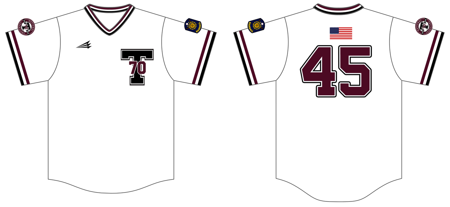 TROY POST 70 Custom HexaFlex Baseball Jersey #J14