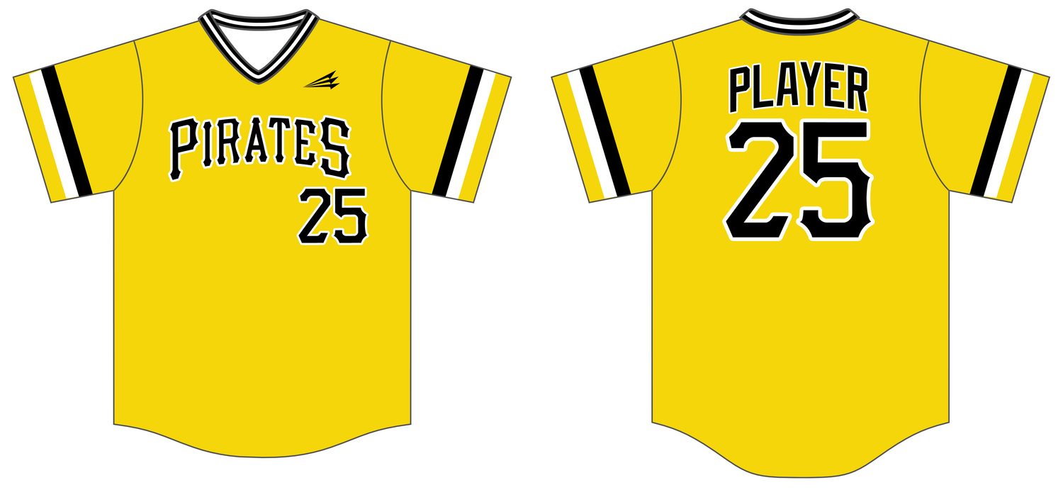 Peoria Pirates Custom HexaFlex Baseball Jersey #J1