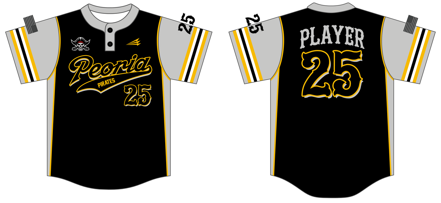 Peoria Pirates Custom HexaFlex Baseball Jersey #J4