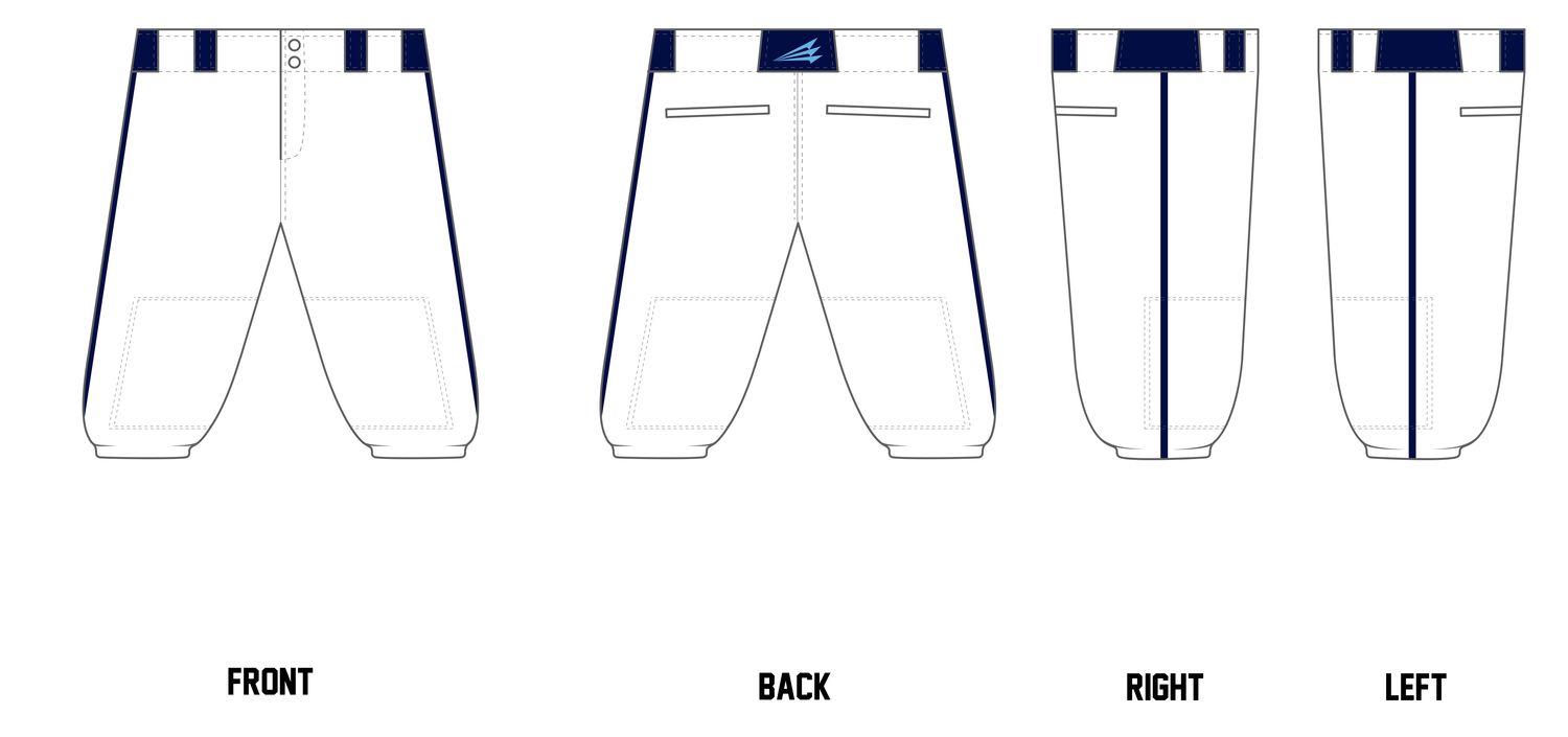 South Coast Blues Custom Knicker Baseball Pant #BP1