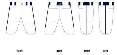 South Coast Blues Custom Knicker Baseball Pant #BP1