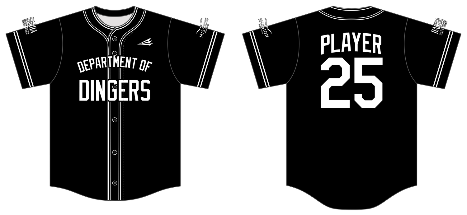 Department of Dingers Custom HexaFlex Baseball Jersey #J5B