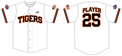 Rawlings Tigers 13U - Wehrfritz Custom HexaFlex Baseball Jersey #J2