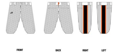 West Boca Panthers Custom Knicker Baseball Pant #BP1B