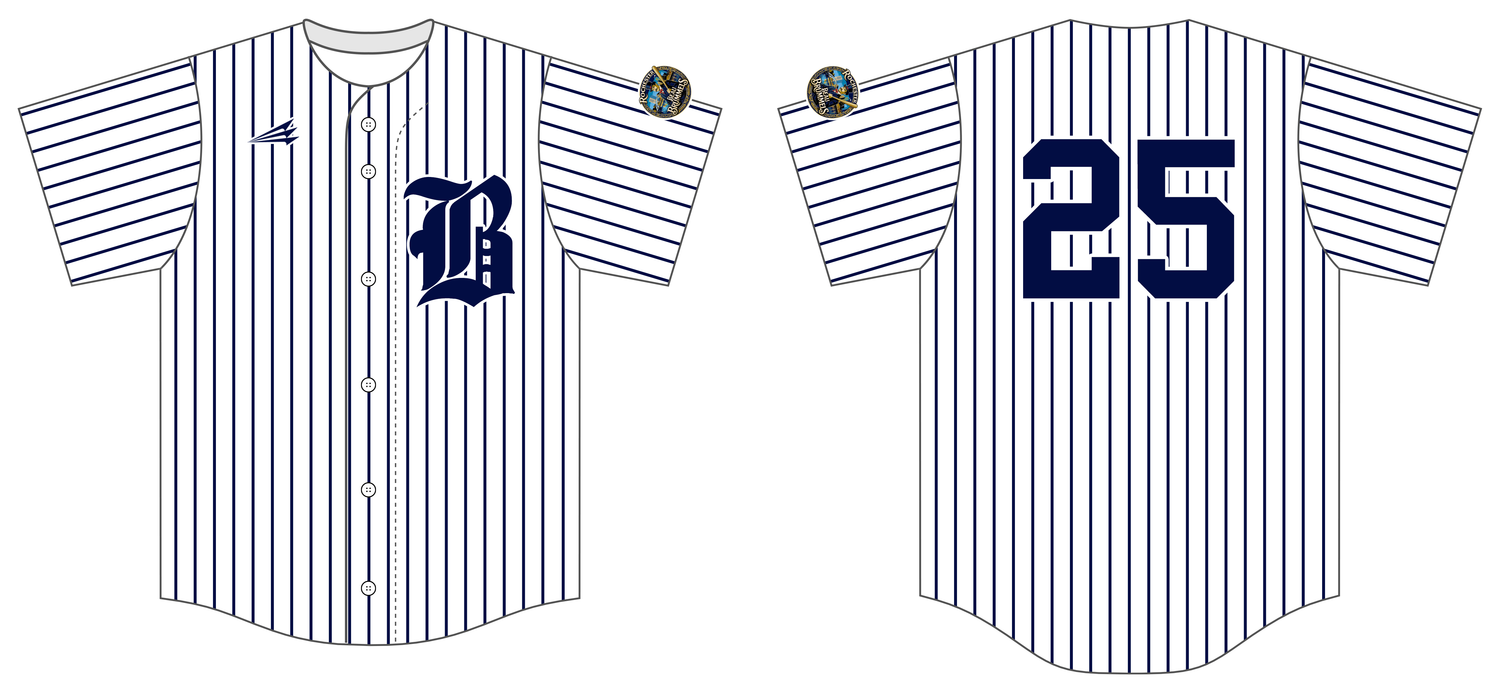 Rochester Beau Brummels Custom NanoDri Baseball Jersey #J1d
