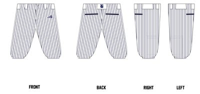 Rochester Beau Brummels Custom Knicker Baseball Pant #BP1d