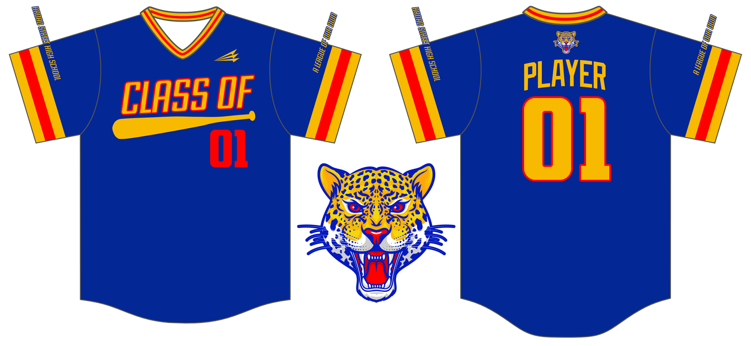 Class Of 2001 (Stapleton) Custom HexaFlex Baseball Jersey #J1B