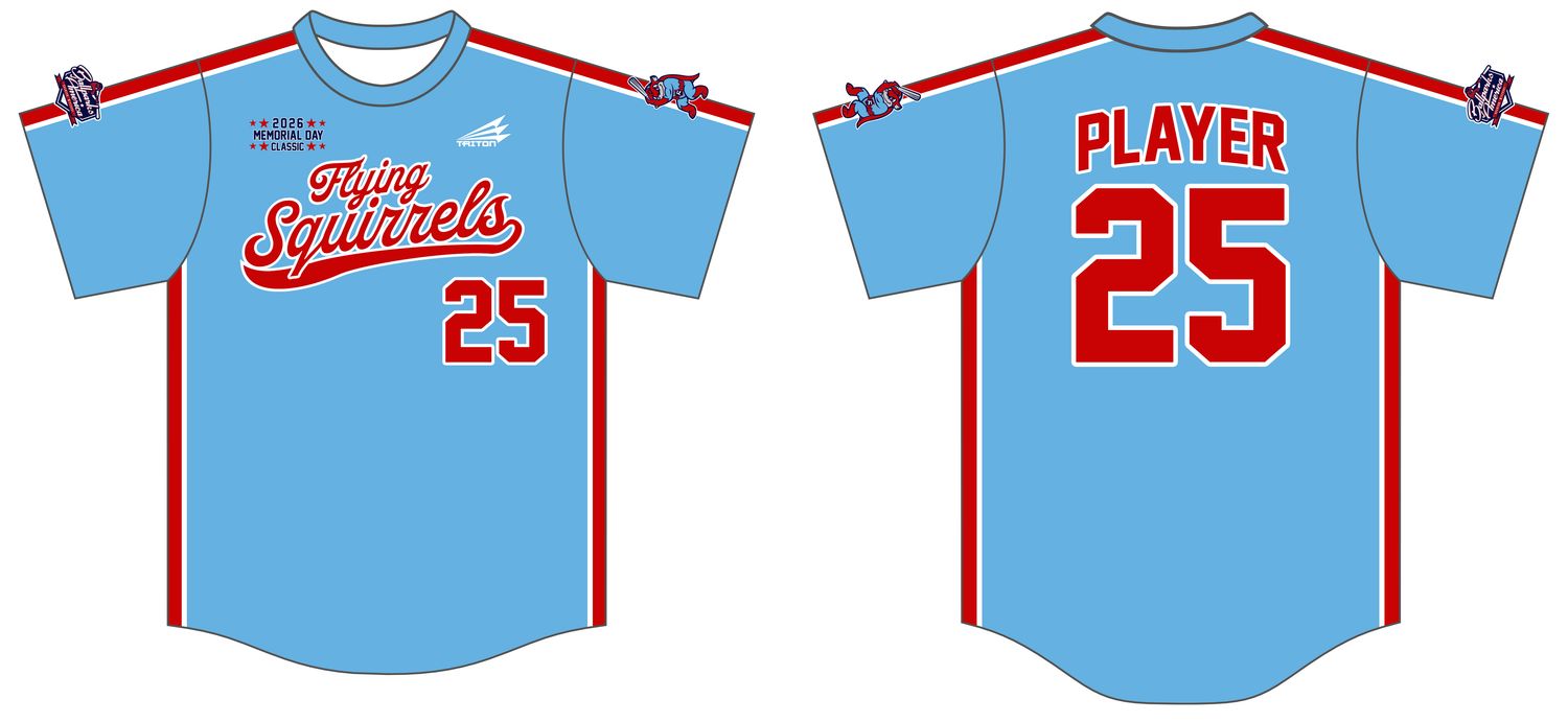 Florida Flying Squirrels Custom Hexaflex Baseball Jersey #J3C